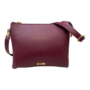 MBRC Borsa donna tracollina IN PELLE / da spalla con 3 divisori interni G161 - Imagen 1 de 15