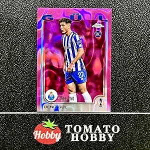 TOPPS CROMO UEFA 2024-25 DENIZ GUL RC/250 ROSA LAVA REFRACTOR PORTO - Imagen 1 de 2