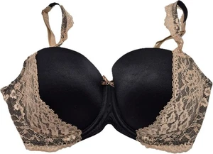 Victoria's Secret sehr sexy Balconette BH schwarz & hellbraun Spitze Push-Up BH 38C - Bild 1 von 16