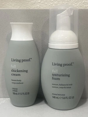 Living Proof Full Thickening Cream & Living Proof Full Texturizing Foam - Image 1 of 2