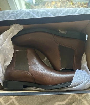 Zapatos de vestir Kenneth Cole Reaction para hombre marrón con puntera (talla: 7,5) Foto 1 de 4