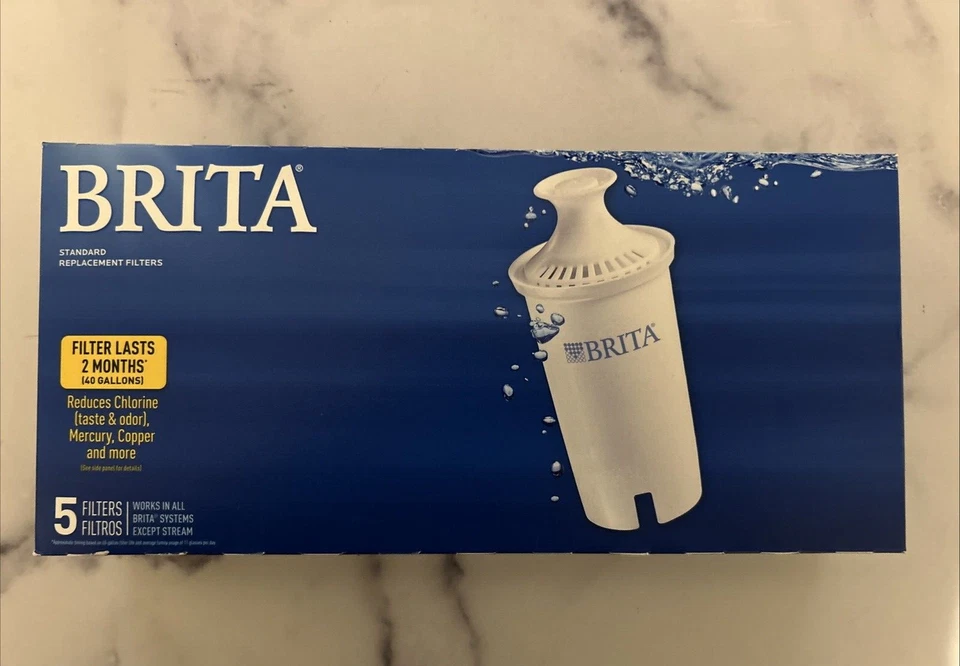Brita 636011 Standard Replacement Water Filters for Pitchers and Dispensers - Image 1 of 4