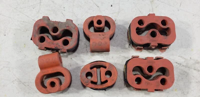 Fiat 500L 2014-2017 sistema de escape soporte soporte conjunto de 6 OEM Foto 1 de 2