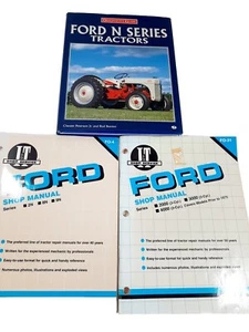 Ford Tractor Book & Shop Manuals Lot Of 3 Books FO-4 & FO-31 - Picture 1 of 12