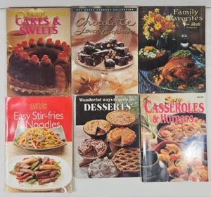 Vintage Cookbook Bundle 6 Recipe books with 100's Delicious recipes - Picture 1 of 8