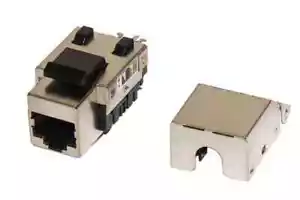 21.st - LINK INSERTO KEYSTONE JACK SCHERMATO CAT 6 FRUTTO CAVO SOLIDO FLESSIBILE - Bild 1 von 3