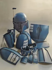 The Mandalorian Star Wars Reloj de la Muerte Armadura Casco Máscara Conjunto FRP Juegos con disfraces Accesorios - Imagen 1 de 23