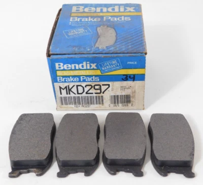 盘式制动垫-半金属前置套装 Bendix MKD297 - 雪佛兰 Geo 五十铃 - 全新全新无标签 — 第 1/4 张图片