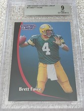 Brett Favre Green Bay Packers 1998 Kenner Starting Lineup card BGS graded 9 MINT