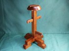 kabuto stand wooden display Japan samurai armor edo japan  busho helmet standing