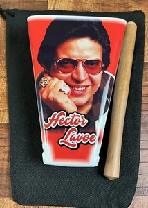 Hand Held Cowbell Painted Photo of Hector LaVoe  And PR Flag Design TP#6 Curved - Picture 1 of 8