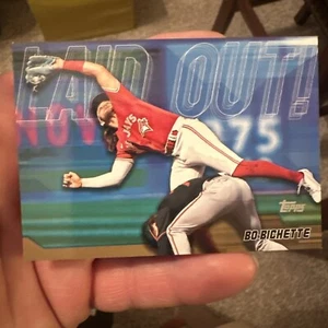 2023 Topps Update - Bo Bichette - Laid Out! Insert Gold 63/75 BLUE JAYS - Bild 1 von 8