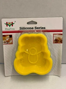 Stampo silicone orso cm 11 torte pasticceria Cake Design cucina dolci 3 PEZZI - Picture 1 of 2
