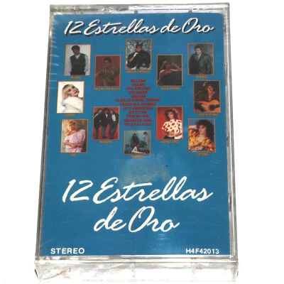 12 Estrellas De Oro (Cassette Tape 1989) H4F42013 NUEVO SELLADO NEW SEALED - Image 1 of 4