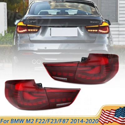 For 2013-19 BMW 3 Series GT F34 340i LED Tail Light Rear Brake Lamp Red Len - Image 1 of 4