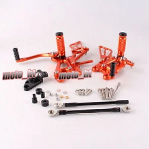 For Honda CBR 600RR F5 2007-2014 Rearsets Kit Footrest Footpegs Rear Set Pair - Picture 1 of 10