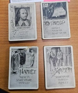 Original 1893 Authors Illustrated Clark & Sowdon Card Set C1 is Torn No A2 or D4 - Picture 1 of 5