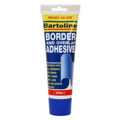 Bartoline Border & Overlap Adhesive Vinyl Wallpaper Repairs Interior 250g DIY