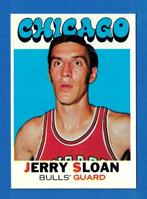 1971 Topps Basketball #87 Jerry Sloan NM-MT OC HOF Chicago Bulls - Image 1 of 2