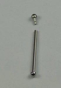 Large Tube friction pin T-bar pins clasps straps bracelets rivet ends 22mm 36mm - Picture 1 of 1