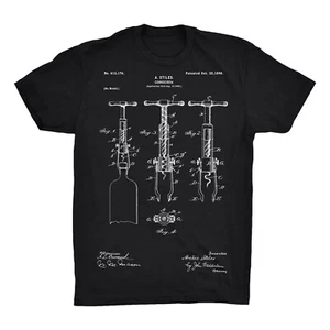 Mighty Circus Corkscrew Patent 2 T-Shirt, 100% Soft Cotton - Picture 1 of 4