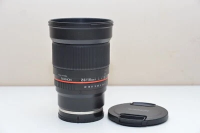 Used Rokinon 16M-E 16mm f/2 CS AS UMC ED Lens For Sony SEL FE Manual Fixed Prime - Image 1 of 4