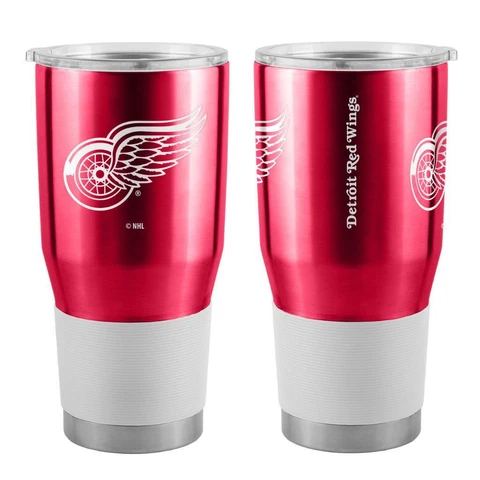 Detroit Red Wings 30oz Stainless Steel Travel Tumbler [NEW] NHL Mug Glass Cup Cover