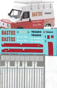 Transkit 1/43 Fiat Ducato Assistance Scud. 3 GAZZELLE "BASTOS" 1987> Arena Tk062 - Bild 1 von 1