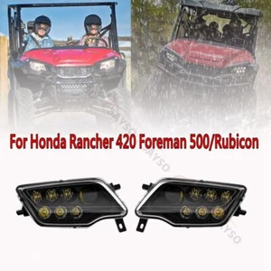 LED Headlights Assembly for Pioneer 1000 700 / Talon/Rancher 420 / Foreman - Picture 1 of 16
