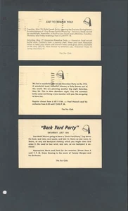 1958 Albuquerque NM Group Of Three (3) Fez Club Activities - Bild 1 von 1
