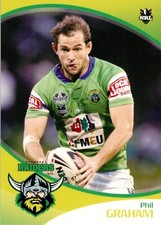 ✺New✺ 2009 CANBERRA RAIDERS NRL Card PHIL GRAHAM Daily Telegraph