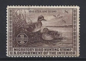 RW6 Mint, lightly hinged. Cat. value $115. - Picture 1 of 2