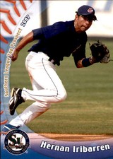 2007 Southern League Prospects Grandstand #15 Hernan Iribarren Venezuela VZ Card