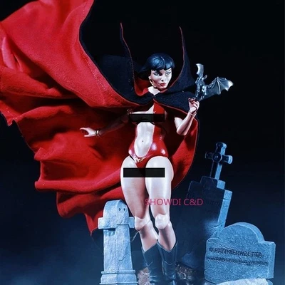1/12 Custom Wired Cape Cloak Model for 6" Figures Frazetta Girls Vampirella Body - Image 1 of 4