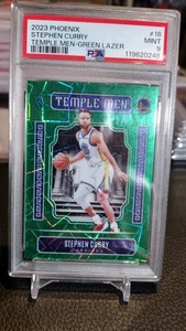 2023 Panini Phoenix Temple Men-Green Lazer Stephen Curry PSA 9 #152/175 - Picture 1 of 3