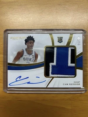 2019 Panini Immaculate Cam Reddish Duke Blue Devils RC Patch Auto /99 #84 - Image 1 of 4