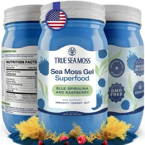 Sea Moss Gel - Made in USA - Wildcrafted Seamoss, Fresh Fruits & Sea Vegetabl... - Bild 1 von 7