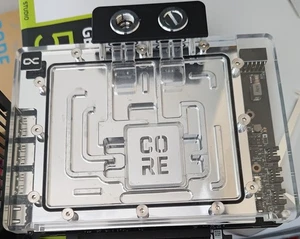 Waterblock Alphacool Core Geforce RTX 5080 Suprim + Vanguard with backplate - Photo 1/2