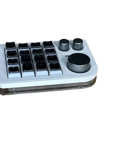 Mini teclado de diseño programable Megalodon triple perilla macro pad 16 teclas (... - Imagen 1 de 3