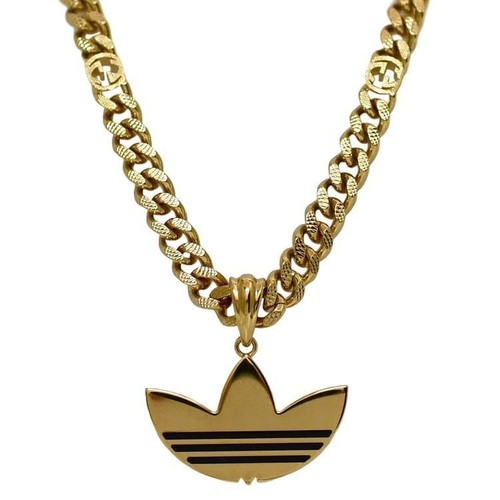 Collana Gucci Adidas f 21706 Oro Ottime Condizioni GP Catena Gourmet Usata Ottime Condizioni