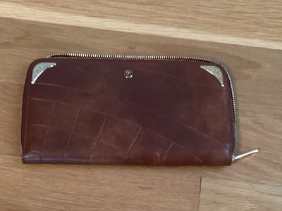 S.T. Carteira organizadora de couro com zíper edição limitada DUPONT Shoot the Moon nova sem etiquetas - Imagem 1 de 4