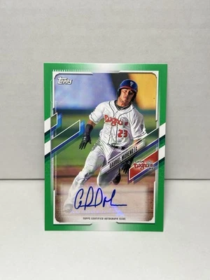 2021 Topps Pro Debut Baseball Gabriel Moreno Green Auto /99 #PD-111 - Image 1 of 2