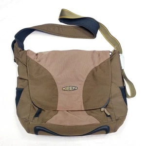 Keen Laptop Messenger Crossbody Bag Brown Tan EXCELLENT Condition Unisex - Picture 1 of 19