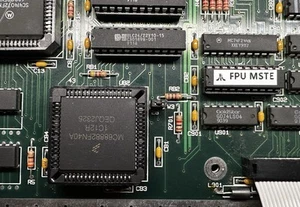 ATARI Mega STE FPU coprocessor MC68882FN40A + programmed GAL - Zdjęcie 1 z 4