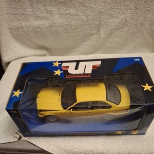 UT Models 1/18 Scale Diecast 180 023320 BMW 3-Series Coupe Yellow (e36) - Picture 1 of 7