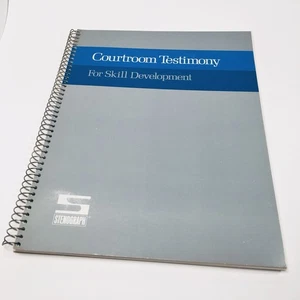 Rare Vtg 1980 Courtroom Testimony For Skill Development STENOGRAPH Catalog 190 - Picture 1 of 19
