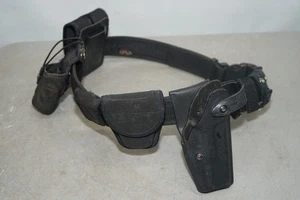 ^ Uncle Mikes Sidekick Tactical Security Duty Belt Size L W/ 6280-832 Holster - Picture 1 of 8