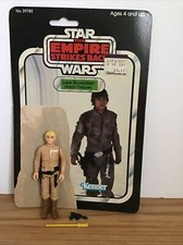 Vintage 1980 Star Wars Luke Skywalker Bespin Outfit Action Figure Complete Card