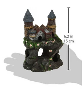 Fairy Magical Enchanted Castle Aquarium Decoration, Safe for Fresh/Salt-Pennplax - Picture 1 of 2