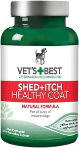 Healthy Coat Shed & Itch Relief Dog Supplements | Relieve Dogs Skin Irritation a - Picture 1 of 12